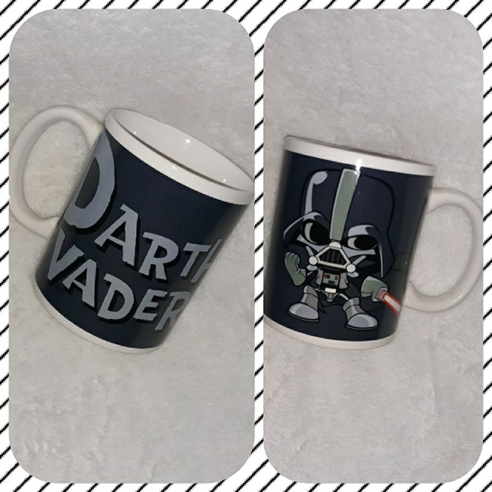 ZAK designs Star Wars Darth Vader coffee mug mini Vader w/ light saber